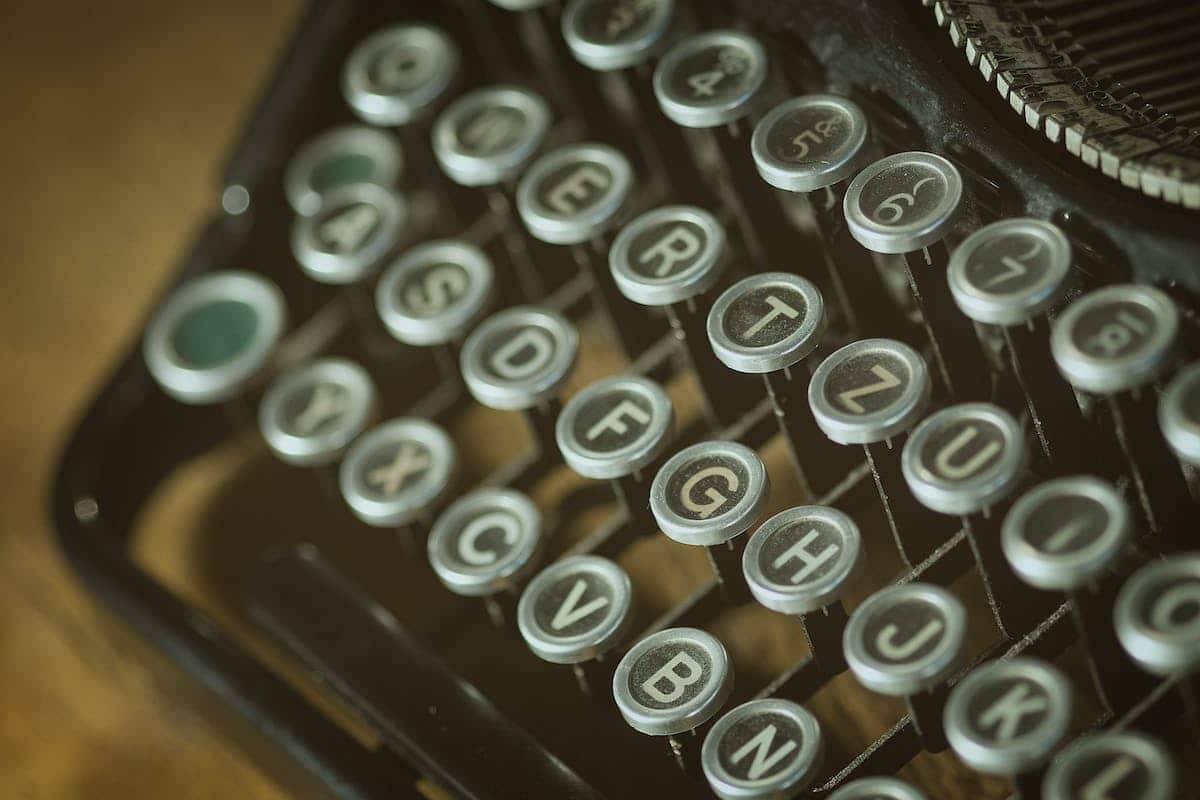 keys writing